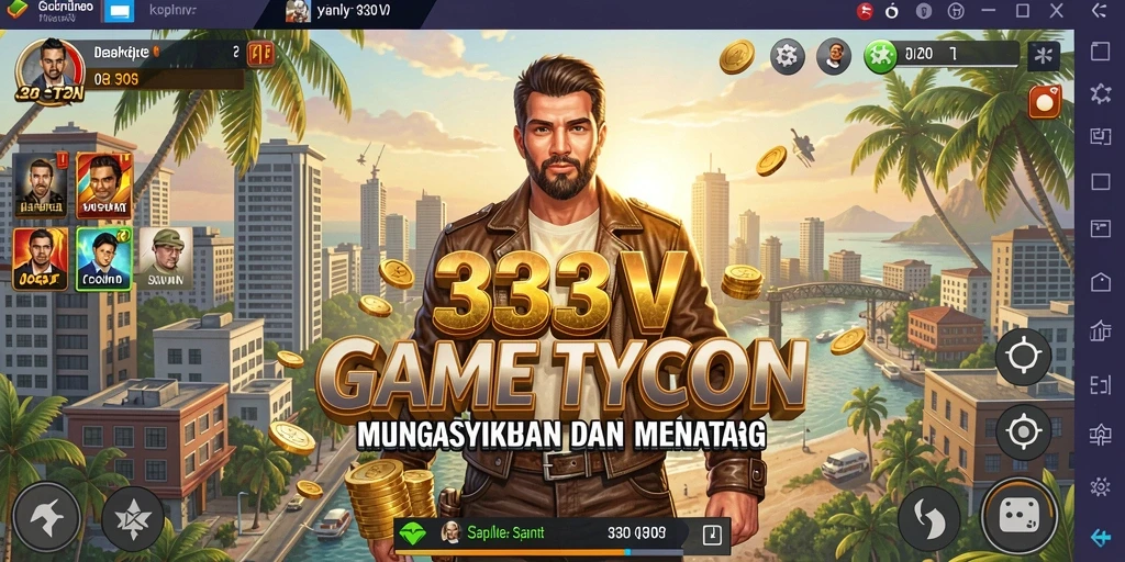 Gambaran gameplay Tycoon yang menarik dan mengasyikkan.