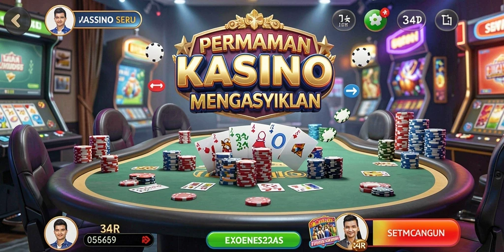 Tampilan gameplay seru dari permainan Kasino di 34R.