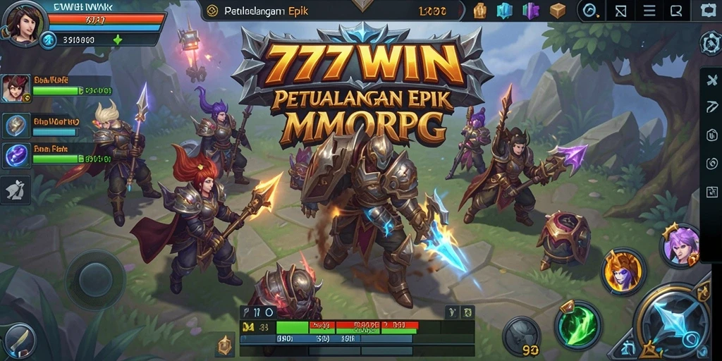 Gameplay mendebarkan dari 777WIN di dunia MMORPG.