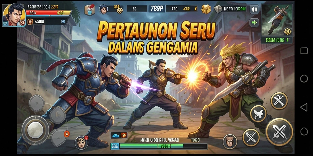 Gameplay seru dalam <strong>789RP</strong> dengan pertarungan yang intens dan karakter menarik.