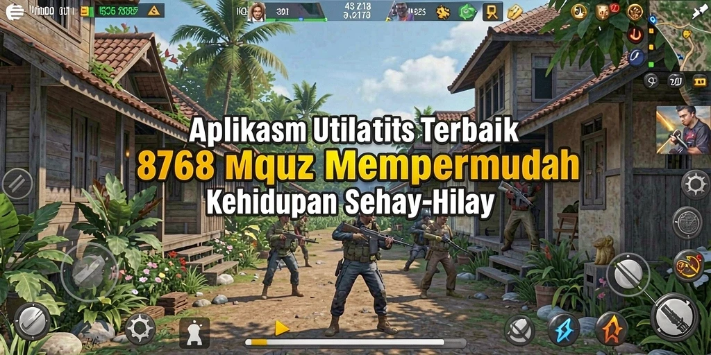 Tampilan intuitif aplikasi Utility 8768 yang memudahkan pengguna.