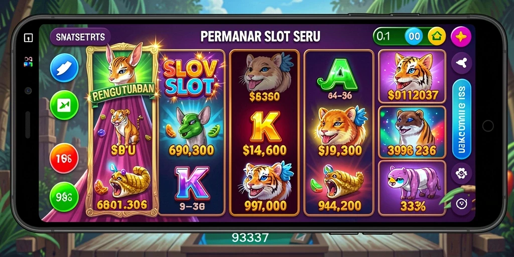 Screenshot gameplay Slot yang menampilkan putaran seru.