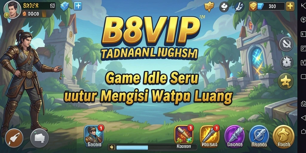 Tampilan gameplay B8VIP yang menawan dan sederhana.