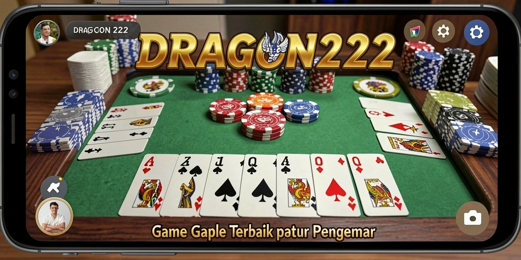 Screenshot gameplay DRAGON222 yang menampilkan suasana bermain Gaple.