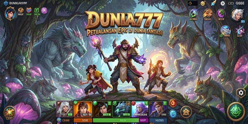 Screenshot game DUNIA777 menampilkan aksi petualangan yang mendebarkan.