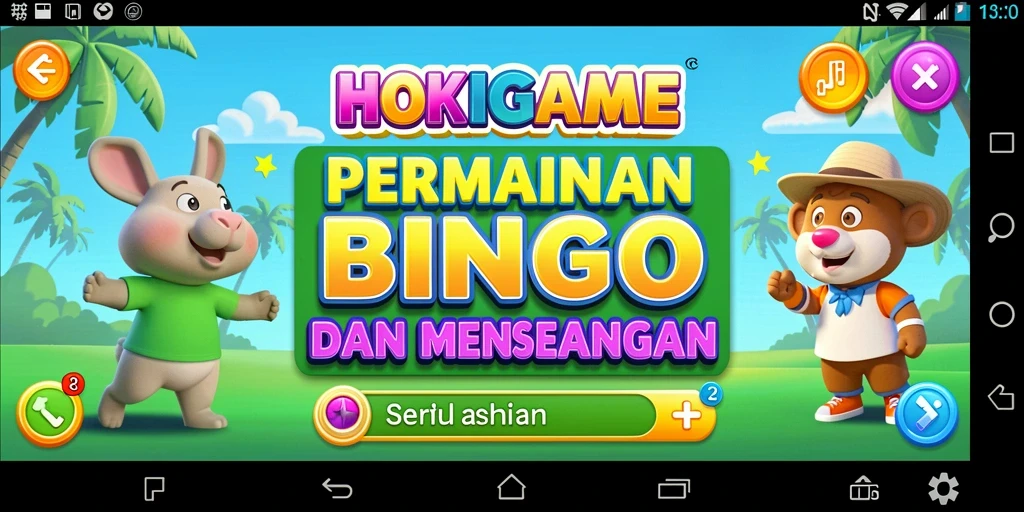 Tampilan gameplay seru dari HOKIGAME yang menarik dan penuh tantangan.