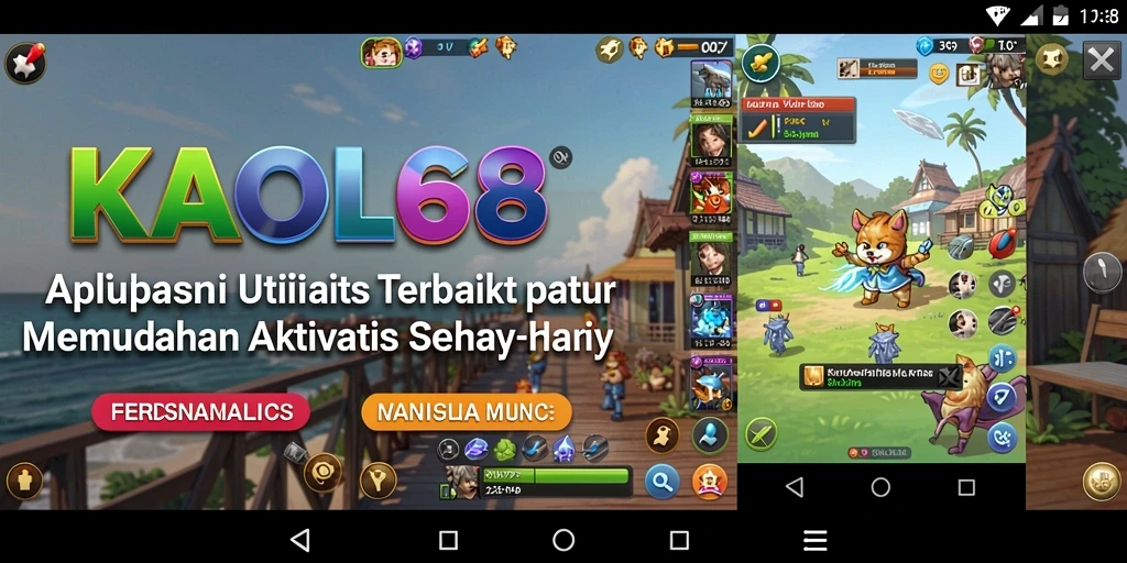 Tampilan antarmuka KAOL68 yang sederhana dan fungsional.