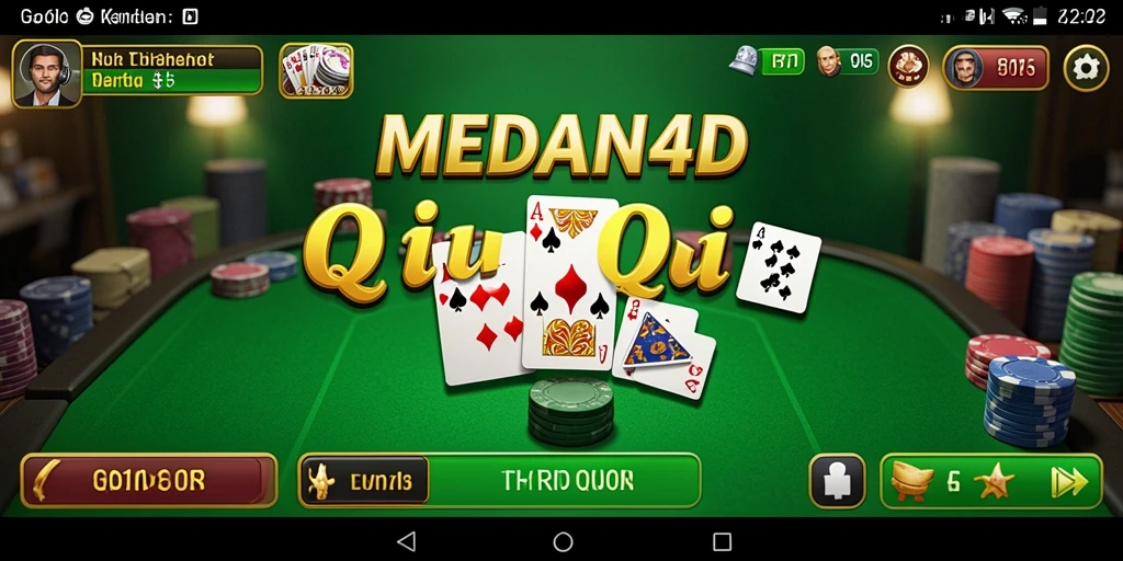 Tampilan gameplay menarik dari <strong>MEDAN4D</strong> saat bermain QiuQiu.