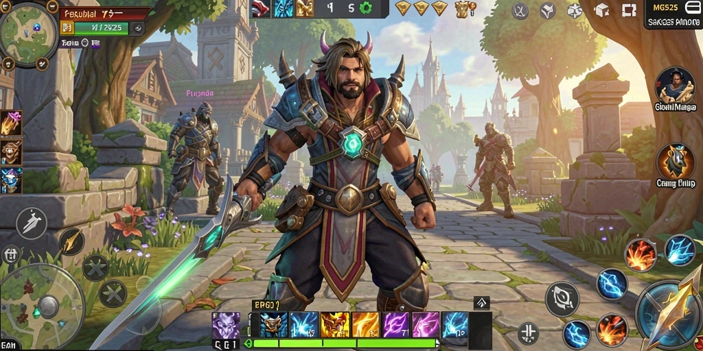 Tampilan gameplay MG525 yang seru dan menegangkan dalam pertempuran ARPG.
