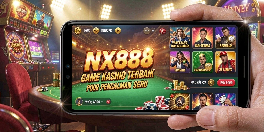 Screenshot menunjukkan gameplay seru dan grafis menakjubkan NX888.
