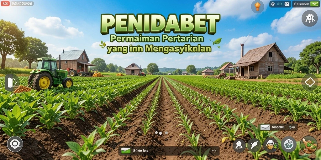 Tangkapan layar gameplay PENIDABET menampilkan aktivitas bertani yang seru.