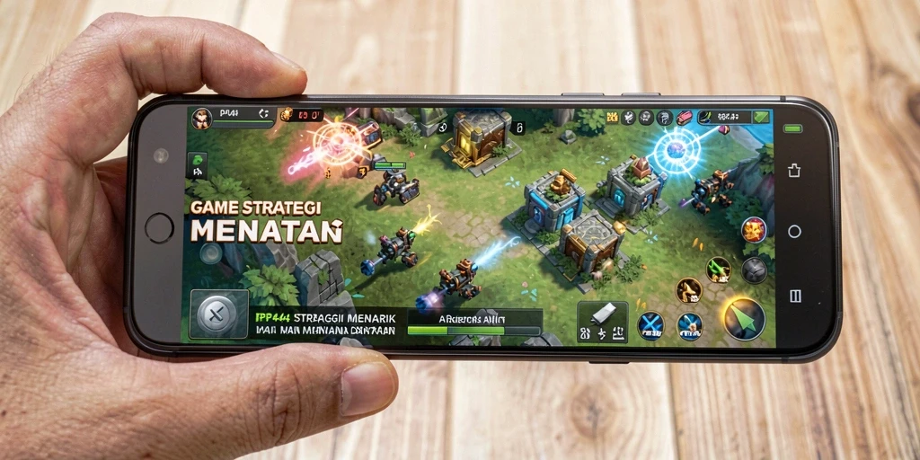 Tampilan gameplay strategi PP444 yang menegangkan.