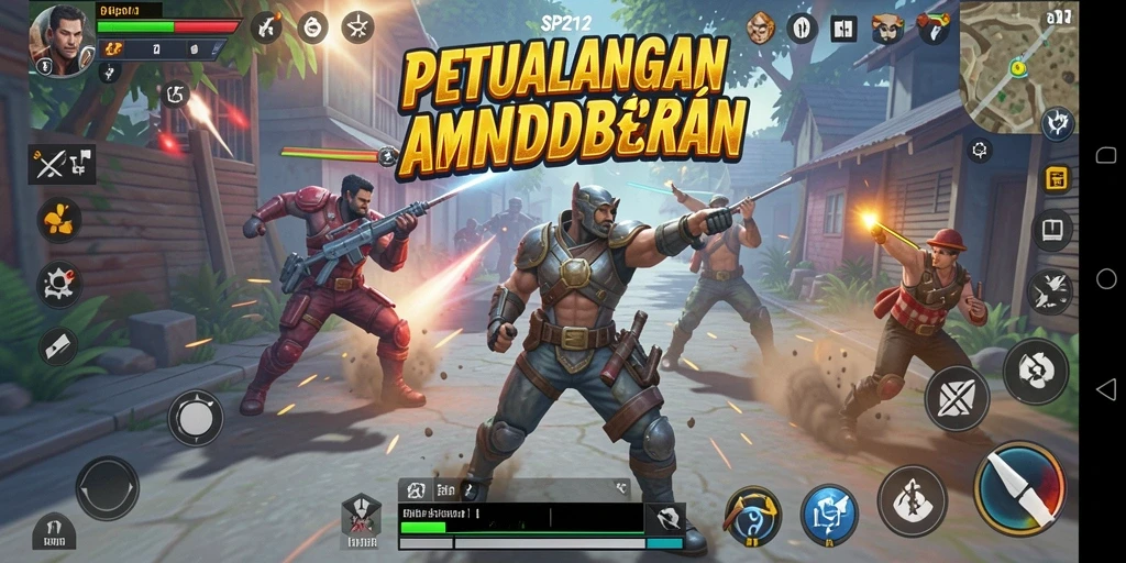 Tampilan gameplay SP212 yang seru dan penuh aksi.