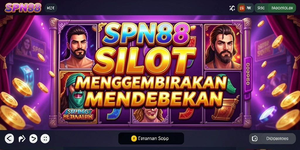 Tampilan menarik dari gameplay SPN88 yang penuh dengan aksi Slot.