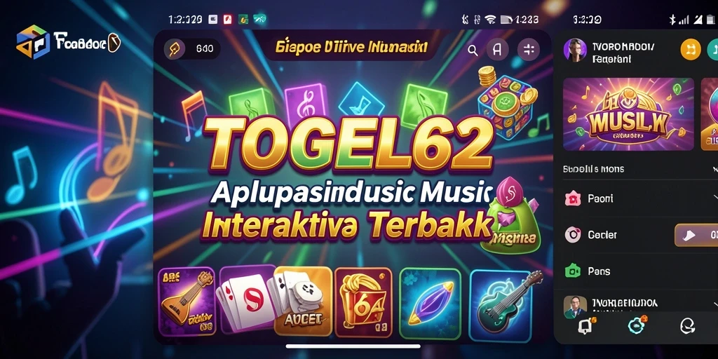 Screenshot memperlihatkan antarmuka TOGEL62 dengan koleksi musik yang beragam.