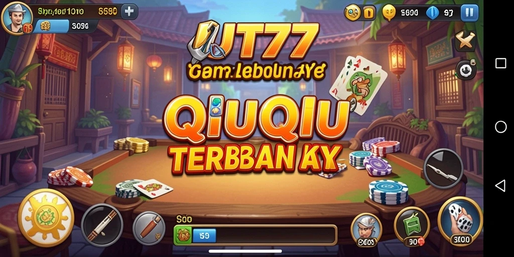 Tampilan game QiuQiu UT77 yang menarik dan interaktif.