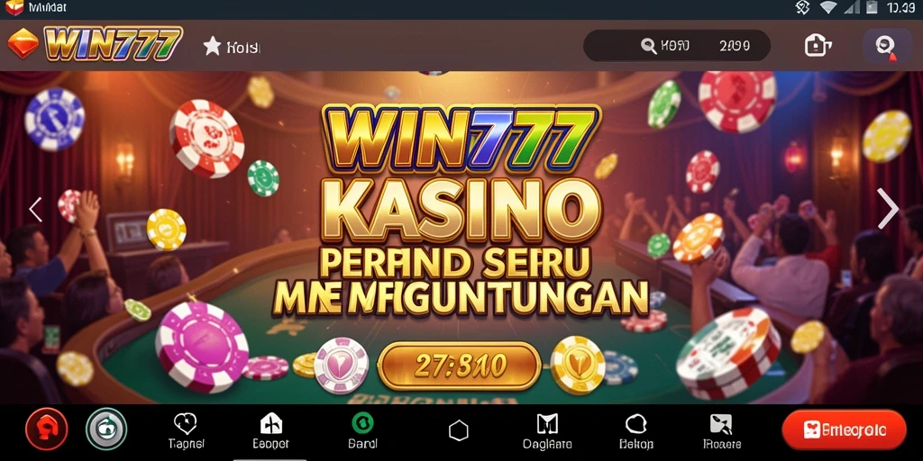 Gameplay menarik dari WIN777 yang menampilkan berbagai permainan Kasino.