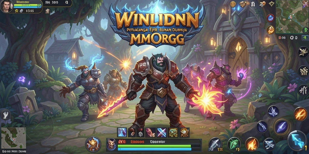 Gameplay seru dalam WINIDN yang penuh aksi dan petualangan.