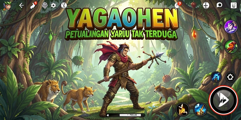 Tangkapan layar menampilkan gameplay petualangan yang mendebarkan di YAGAOHEN.